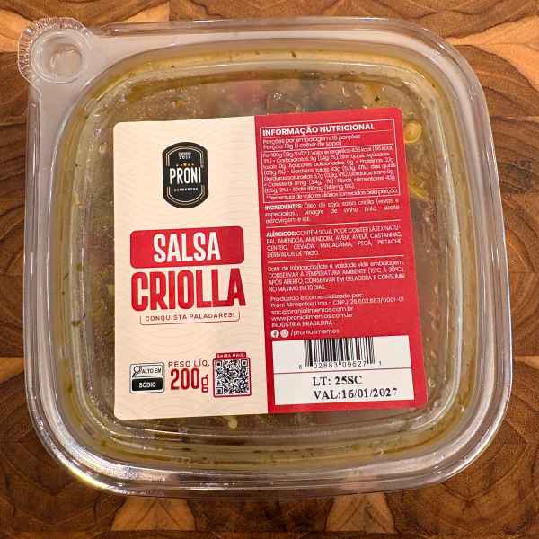 SALSA CRIOLLA 200g