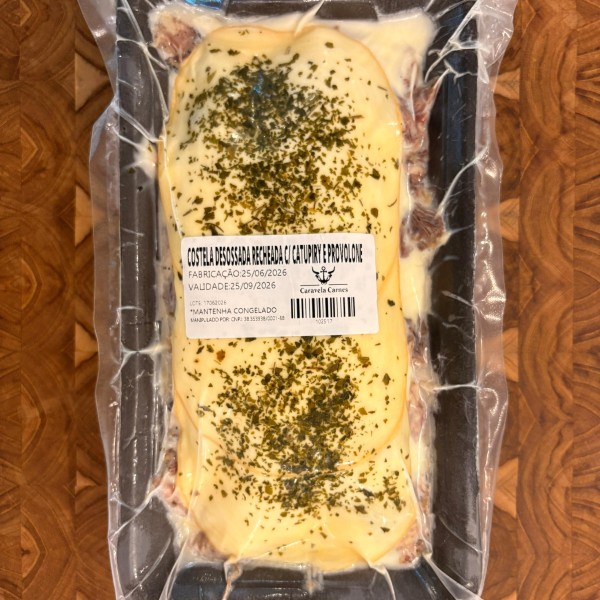 COSTELA RECHEADA C/ CATUPIRY - APROX. 690g