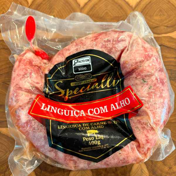 Linguiça Suína C/ ALHO - Linguiça - 400g