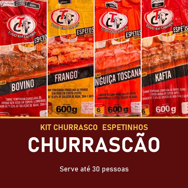 KIT ESPETINHOS CHURRASCÃO